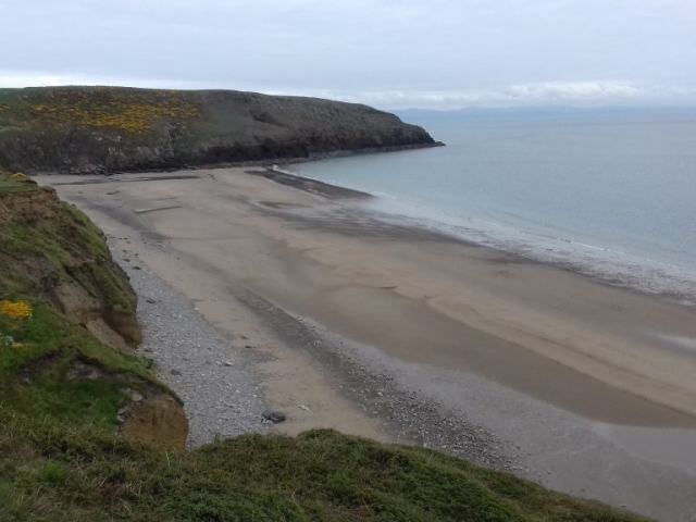 A view of the beach of Porth Ceiriad Abersoch Llŷn Peninsula