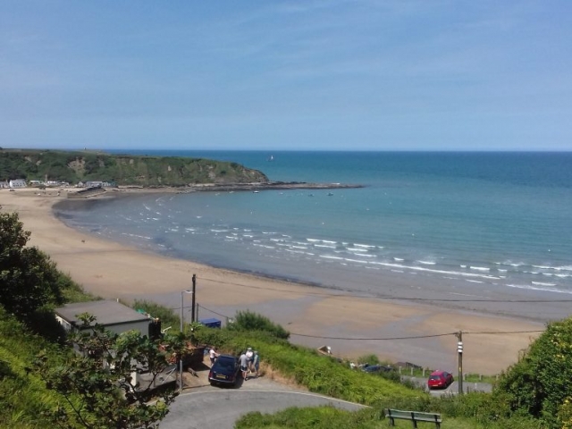 The road to Nefyn beach Llŷn Peninsula