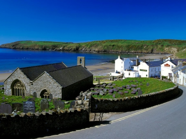 The village of Aberdaron Llyn Peninsula