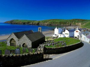 The village of Aberdaron Llyn Peninsula