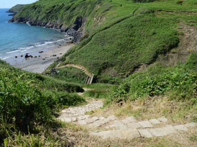 Steps on the Aberdaron Coastal Path