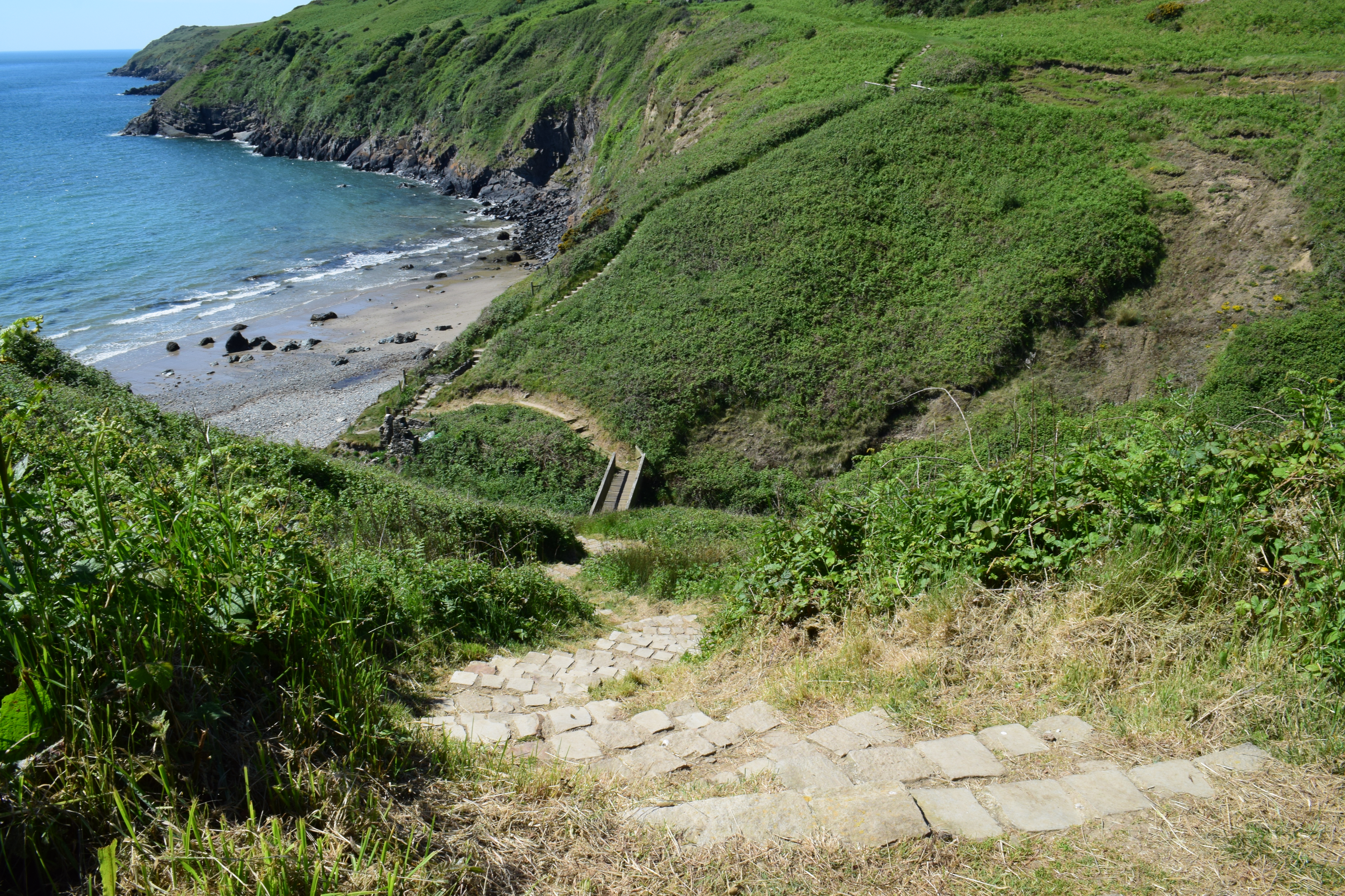 Steps on the Aberdaron Coastal Path