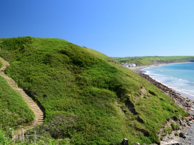 The steps to Porth Meudwy Aberdaron