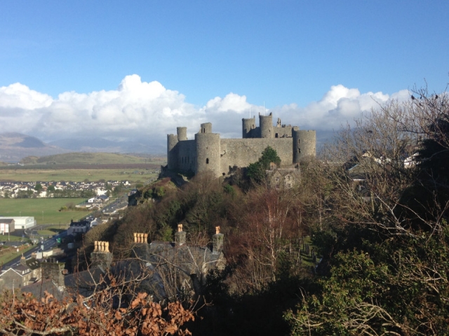 A view of Harlech Castle Harlech North Wales