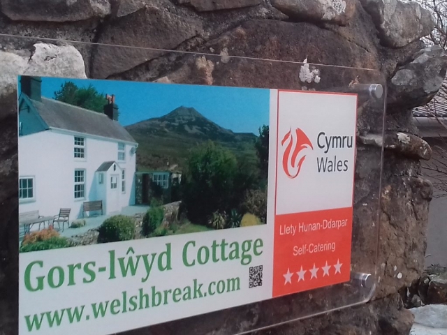 Gors-lwyd Cottage Sign