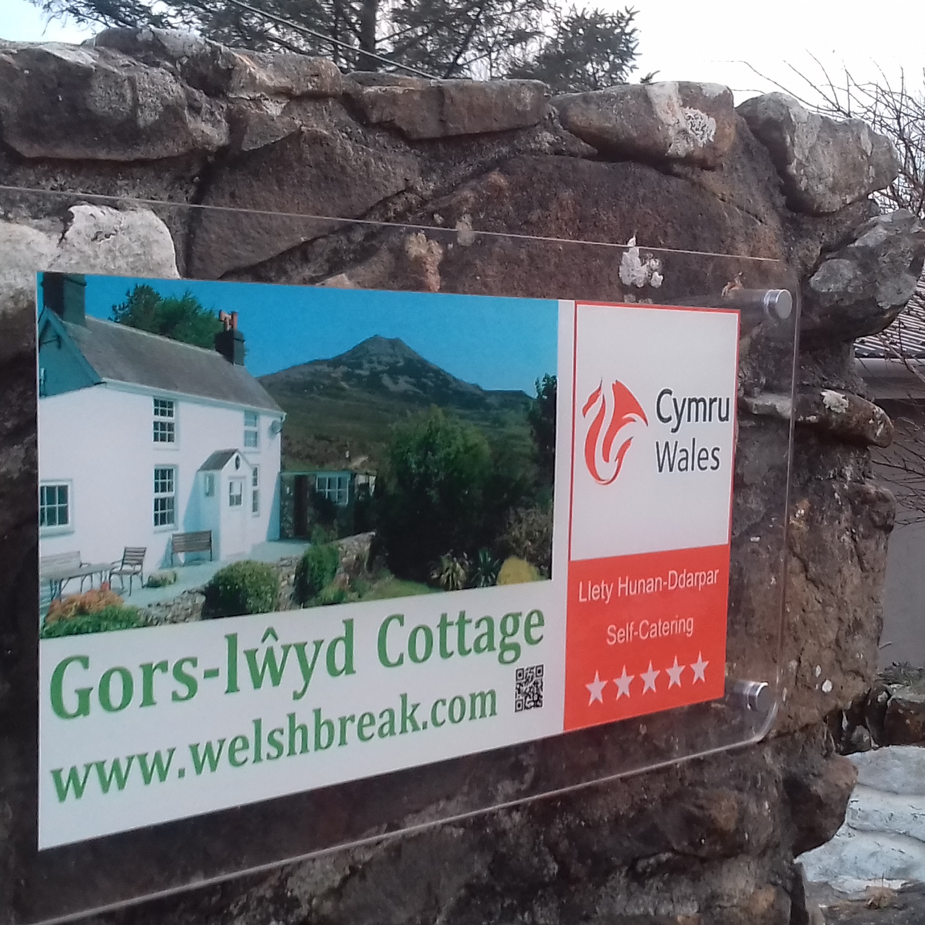 Gors-lwyd Cottage Sign