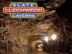 Llechwedd Slate Caverns North Wales slate mine underground tour