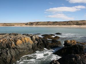 A view of the beach at Porthor Porth Oer Whistling Sands Llyn Peninsula