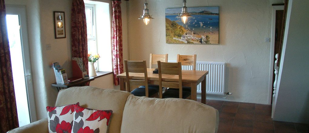 Dining Room at Gors-lwyd Cottage Llithfaen Llyn Peninsula North Wales