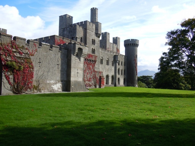 View of Penrhyn Castle Bangor Llyn Peninsula