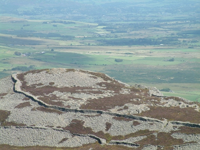 View of Tre'r Ceiri from Yr Eifl Summit