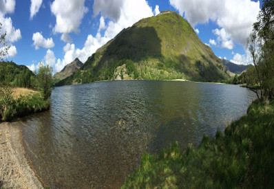 Open swimming at Llyn Gwynant Snowdonia