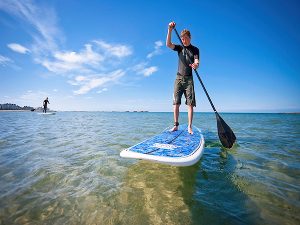 Paddle boarding SUP Porthdinllaen Aberdaron Llyn Peninsula