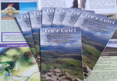 Tre'r Ceiri information leaflets from the Llyn Area Of Outstanding Natural Beauty