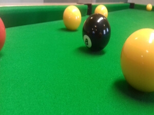 Image of pool table 8 ball