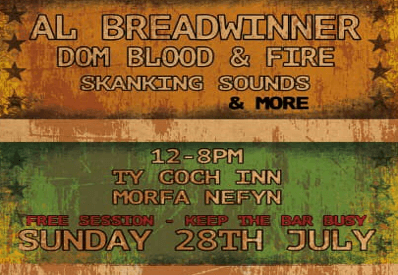Ty Coch Inn live music 28 July 2019