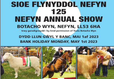 Details for Nefyn Show 1 May 2023